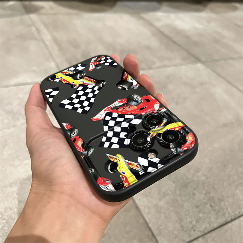 

Racing Popular Pattern Large Window Lens Protection Anti-fall Mobile Phone Case Suitable For 15 14 13 12 11 Xs Xr X 7 8 Plus Pro Max Se