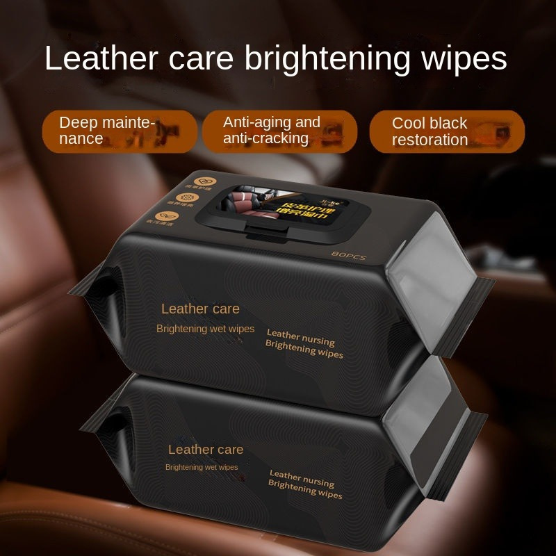 1pc Car interior cleaning wipes wipe car interior ceiling cleaning leather  care coating powerful quick decontamination no-wash