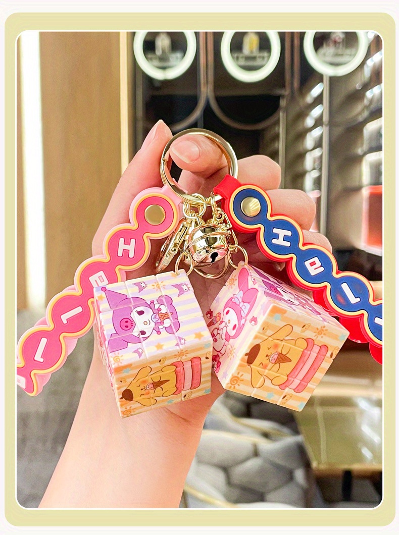 Anime Cube Bracelet Wristlet Keychain Cute Kawaii - Temu