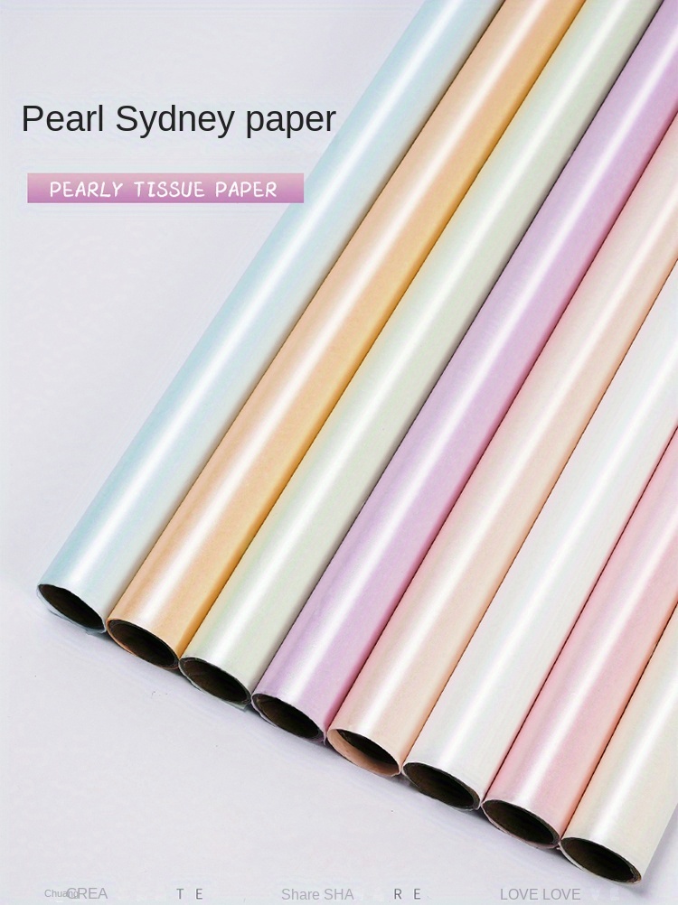 Color Pearlescent Pear Paper Packaging Postage Waterproof - Temu