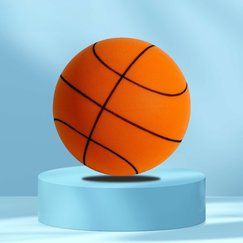 Ballon de Basket-Ball en Mousse Silencieux, Taille 7, 24cm