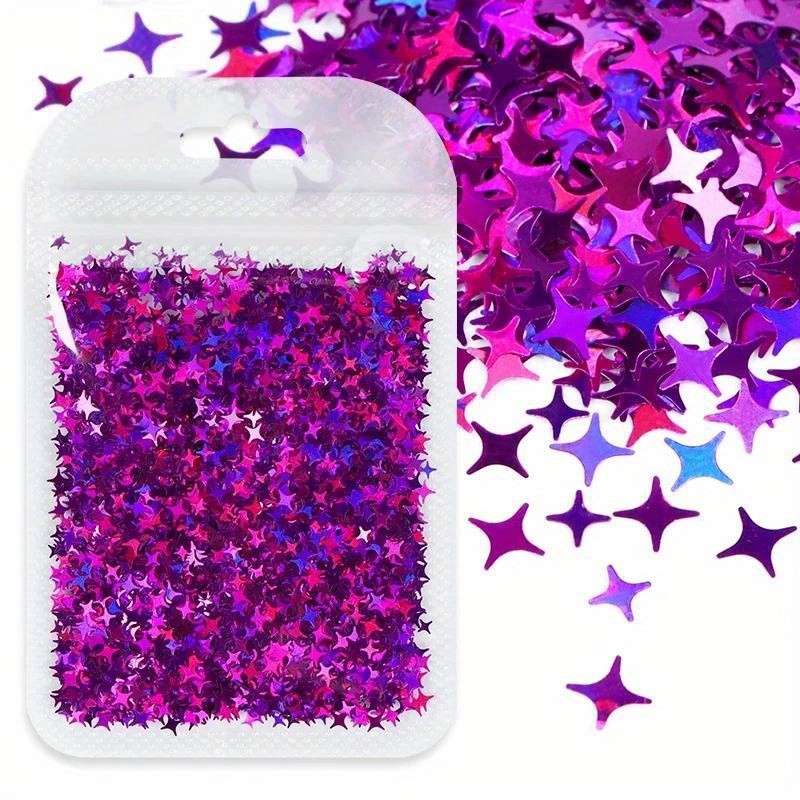Bag Starry Sequins Shiny Five pointed Star Glitter For Epoxy - Temu