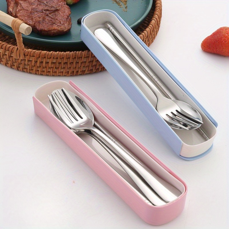 4pcs/set Set Di Cucchiai Forchette Bacchette, Stoviglie In Paglia Di Grano,  Stoviglie Per Pranzo, Posate Staccabili Portatili Per Viaggi Da Campeggio E  Accessori Da Cucina - Sport E Tempo Libero - Temu