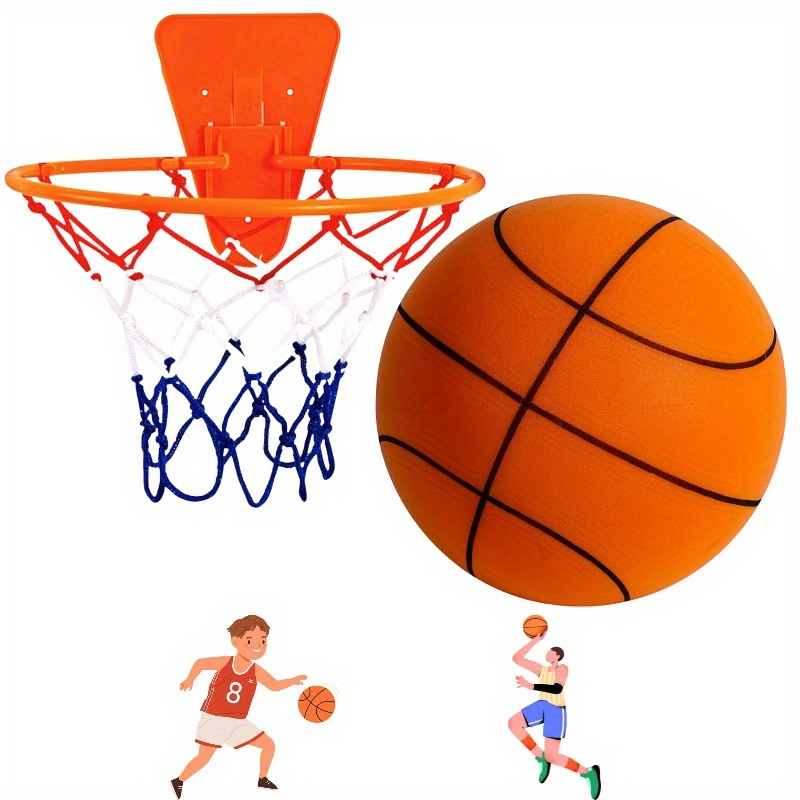 Baloncesto silencioso de Handleshh 2024, baloncesto de rebote silencioso,  pelota silenciosa, baloncesto de espuma para interiores, baloncesto sin