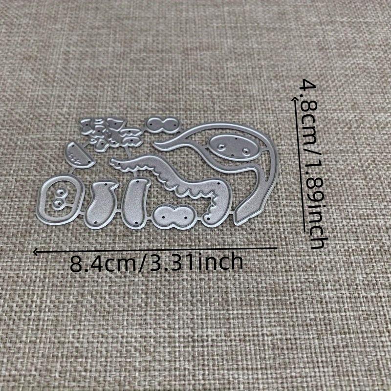 Piggy Craft Metal Cutting Dies Cut Die Mold Cute Dinosaur Scrapbook Paper Craft Knife Mould Blade Punch Stencils Dies