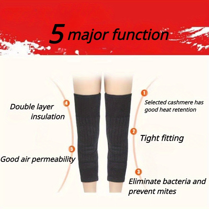 Autumn Winter Thickened Warm Knee Pads - Plus Velvet Leg Protector