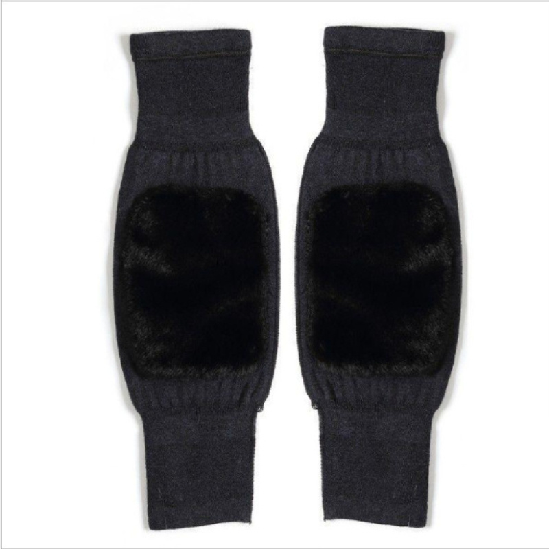 Autumn Winter Thickened Warm Knee Pads - Plus Velvet Leg Protector