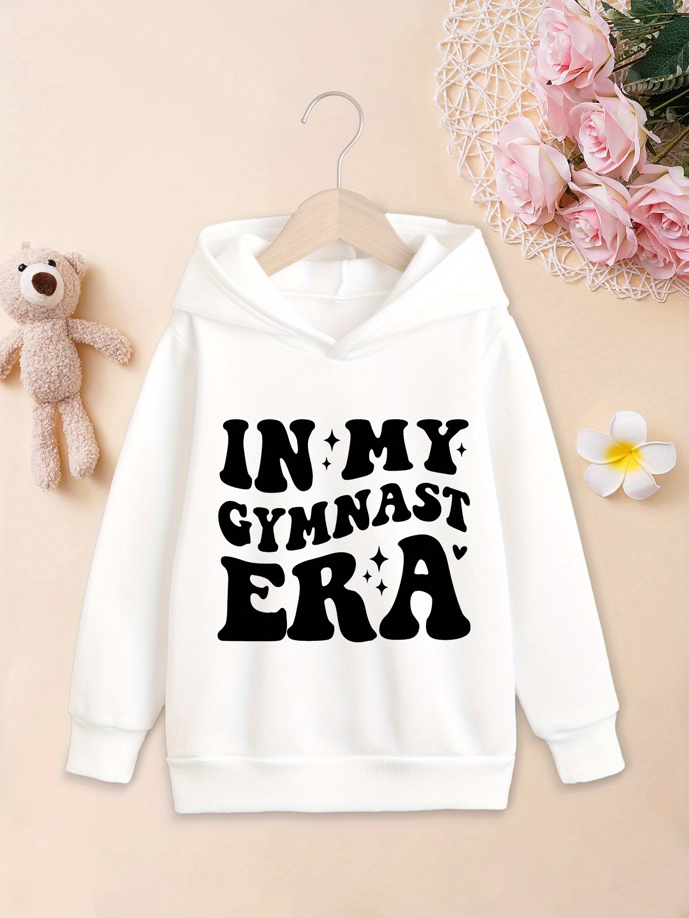 In Gymnastics Era Print Girls Casual Hoodies Long Sleeve - Temu Canada