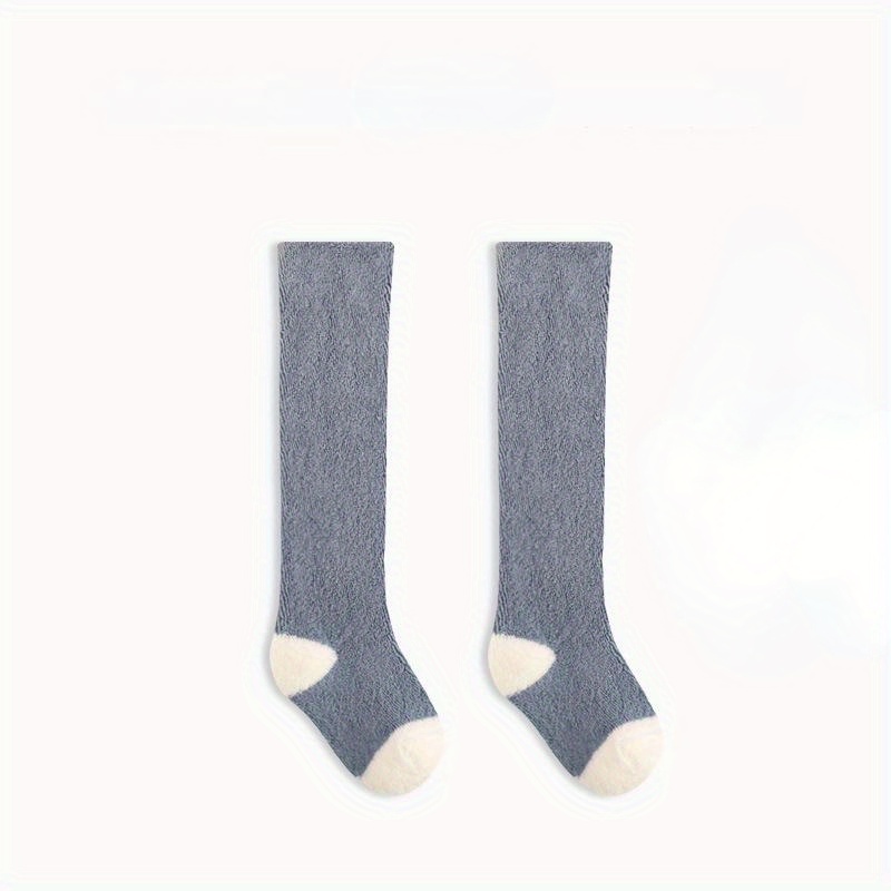 Cheap 1 Pair Thermal Knee-high Warm Socks Breathable Wear