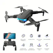 long endurance ls 38 foldable drone quadcopter uav drone with high definition dual camera professional aerial photography 360 obstacle avoidance 28 mins flight time eis camera brushless motors and stable flight christmas thanksgiving gifts perfect for beginners mens womens gifts details 4
