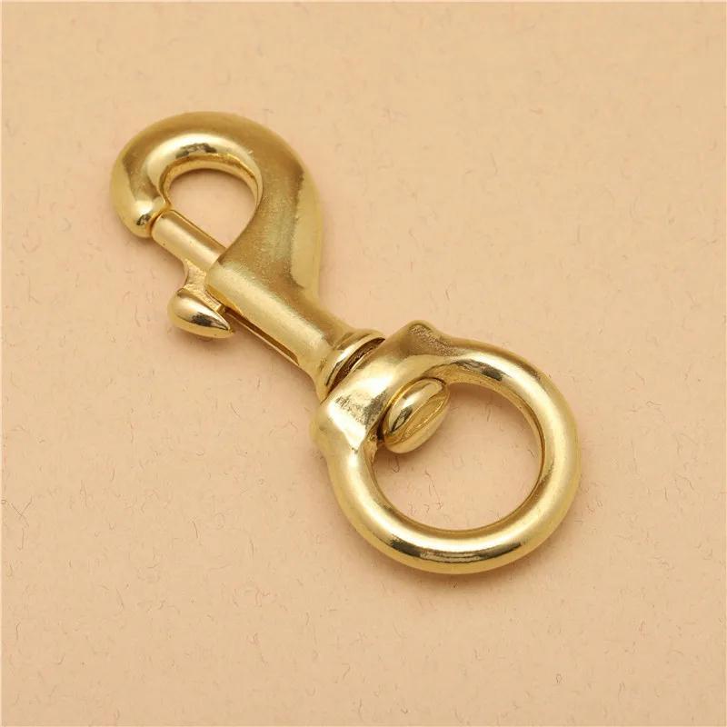 1pc Solid Brass Snap Hook Rotatable Bolt Clip Suitable For Bag Strap And  Pet Leash - Sports & Outdoors - Temu