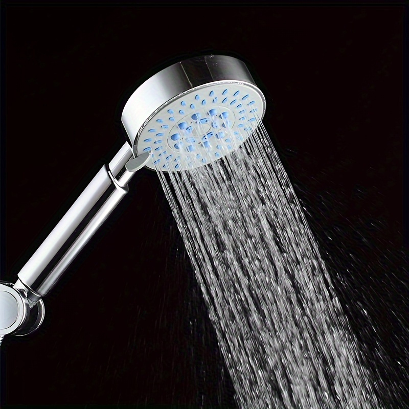 Pommeau douche rond salle de bain économie d'eau haute pression aluminium  argent yonis - Conforama