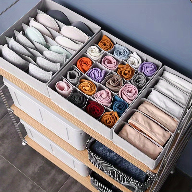 Multifunctional Underwear Storage Boxes Organize Panties - Temu