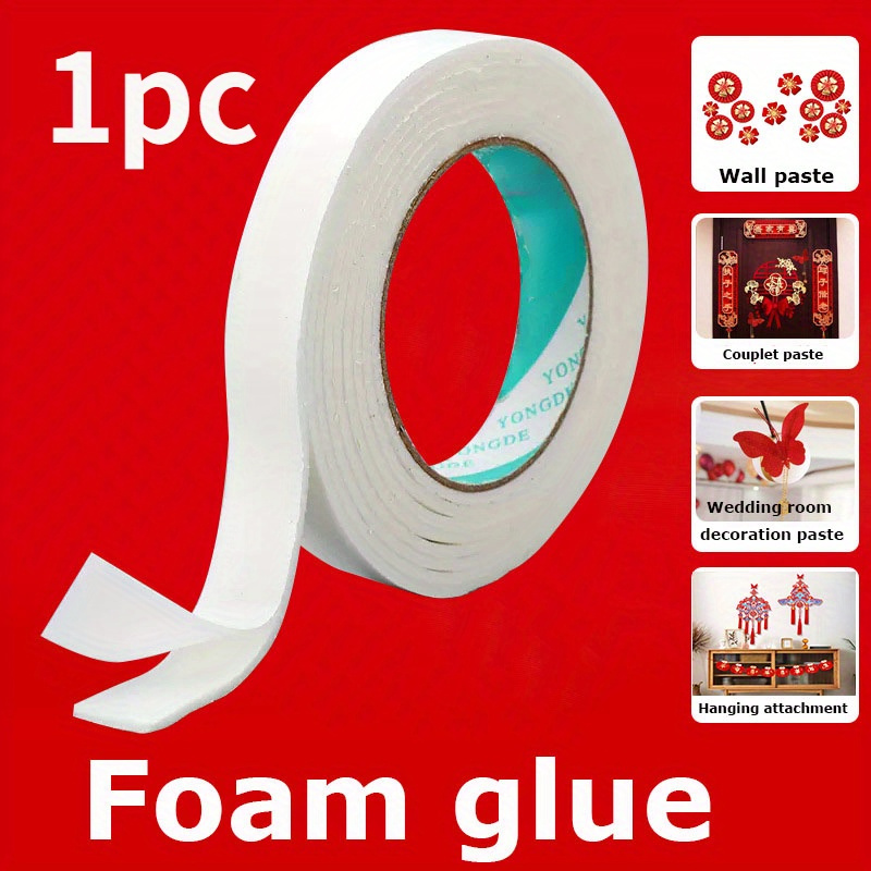 White Sponge Double sided Foam Tape For Mounting Fixing Pad - Temu