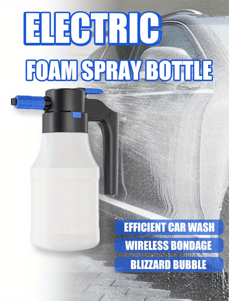 1.5L Electric Car Foam Sprayer Car Wash Foam Sprayer for Auto Detailing