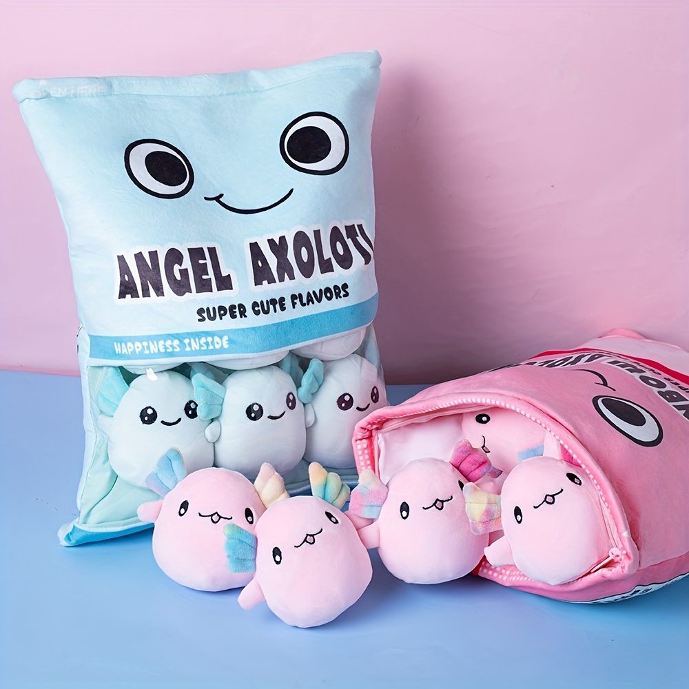 Kawill Axolotl Plush Toys Lovely Stuffed Animal Dolls - Temu