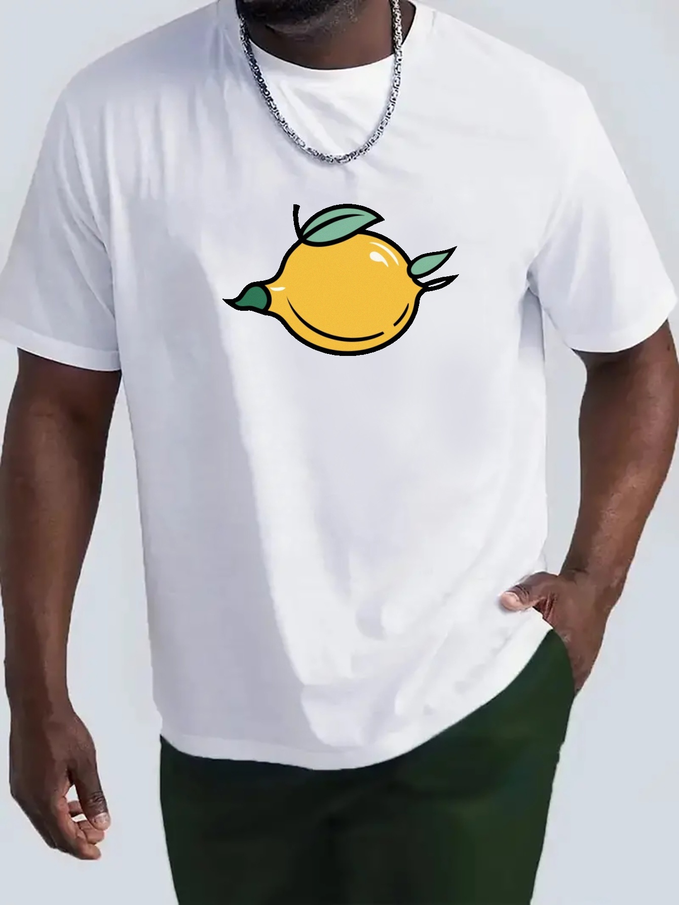 lemon print t shirt