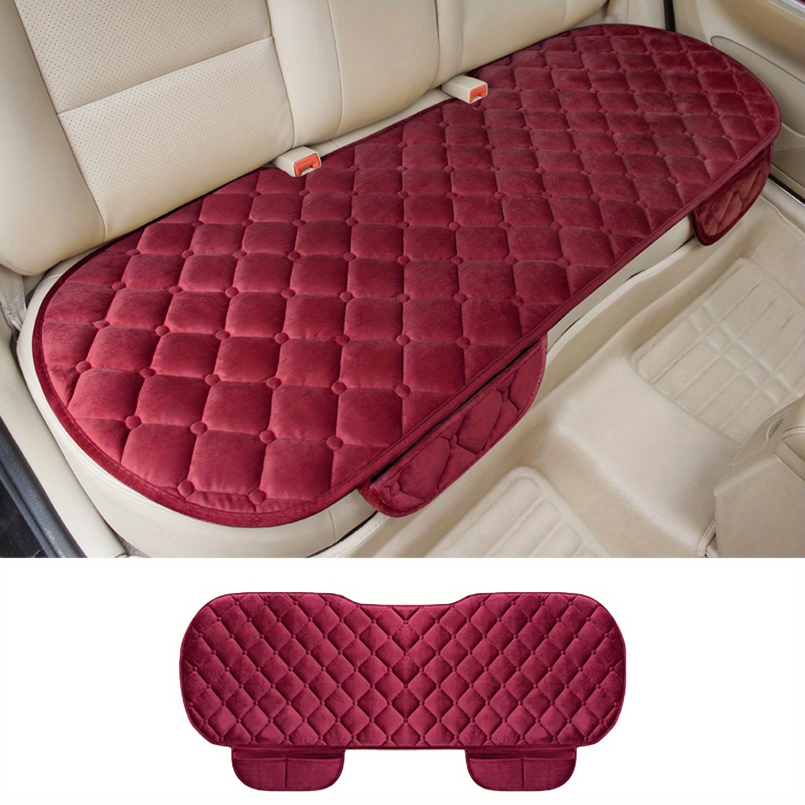 Red Car Seat Covers Protectors Universal washable Dog Pet full set front  rear
