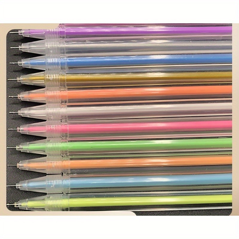 Lot de 48 stylos à encre gel de couleur - Ensemble de stylos à