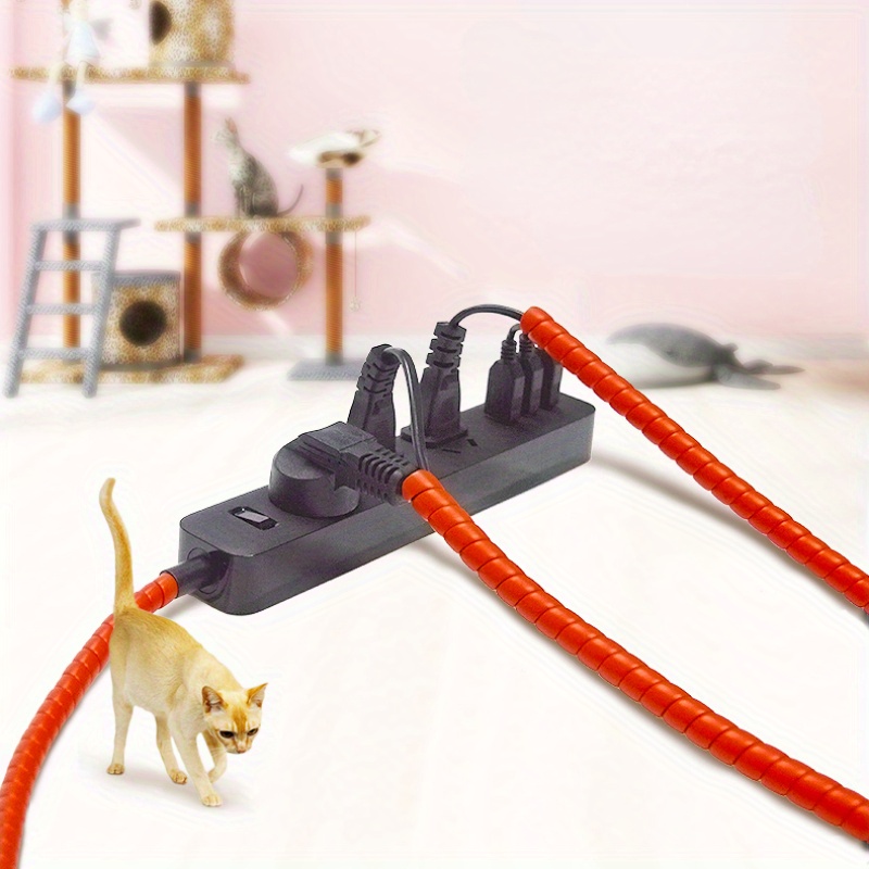 Prevenir Gatos Perros Muerdan Cables Protege Cables - Temu
