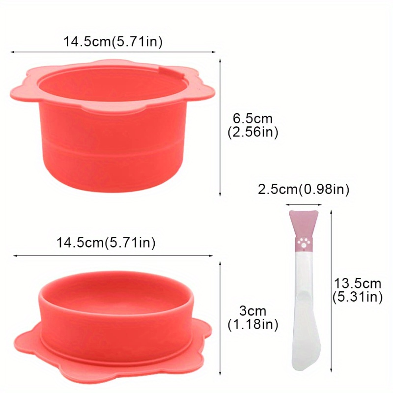 2Pcs Silicone Wax Warmer Liner, Non-Stick Wax Pot Silicone Bowl Replacement