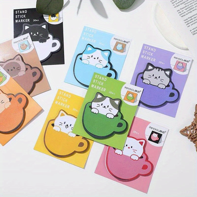 Marque page sticker patte de chat kawaii KAWKAT™