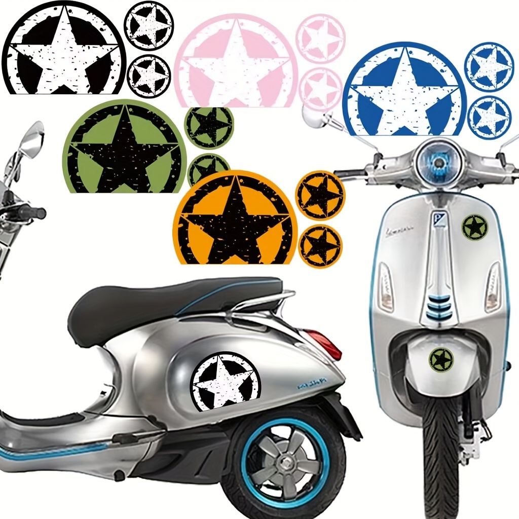 Applicable Vespa Body Modification Sticker Reflective - Temu