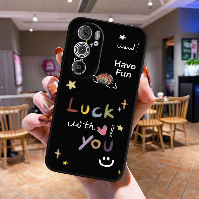 Letters Graphic Four Corners Anti drop Protective Phone Case Temu