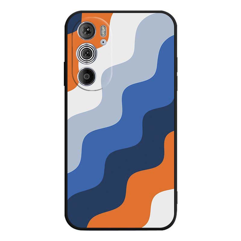 TEMU Wave Pattern Tpu Soft Matte Phone Case For For Moto Edge X30 S30 S E7 E7i E32 E30 E40 E22s E22i G73 G72 G71 G53 G52 G82 G51 G42 G32 G41 G30 G10