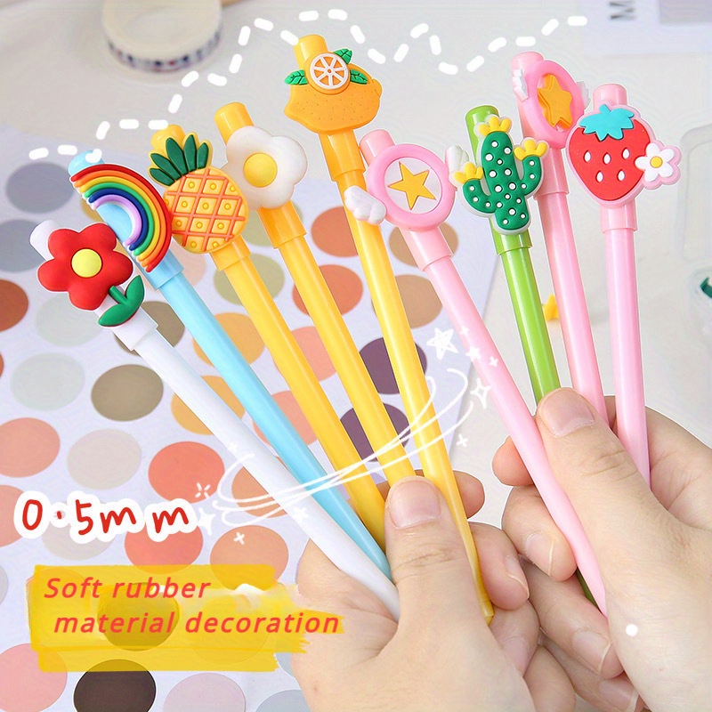 6pcs/set Kawaii Cat Gel Pen Creative Cute Neutral Ink Pen Children Gift  School Office Writing Supplies Stationery - Ballpoint Pens - AliExpress