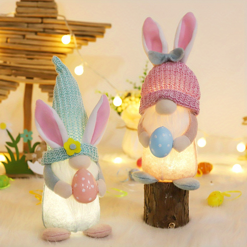 Easter Indoor Gnome Decoration Hugging Egg Forest Man Doll - Temu