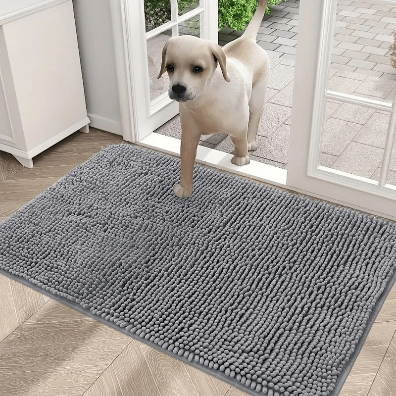Timo Door Mat Indoor, 20x32 Super Absorbent Dog Mats for Muddy Paw,  Low-Profile Washable Entryway Rug, Rubber Backing Non Slip Front Door Mats