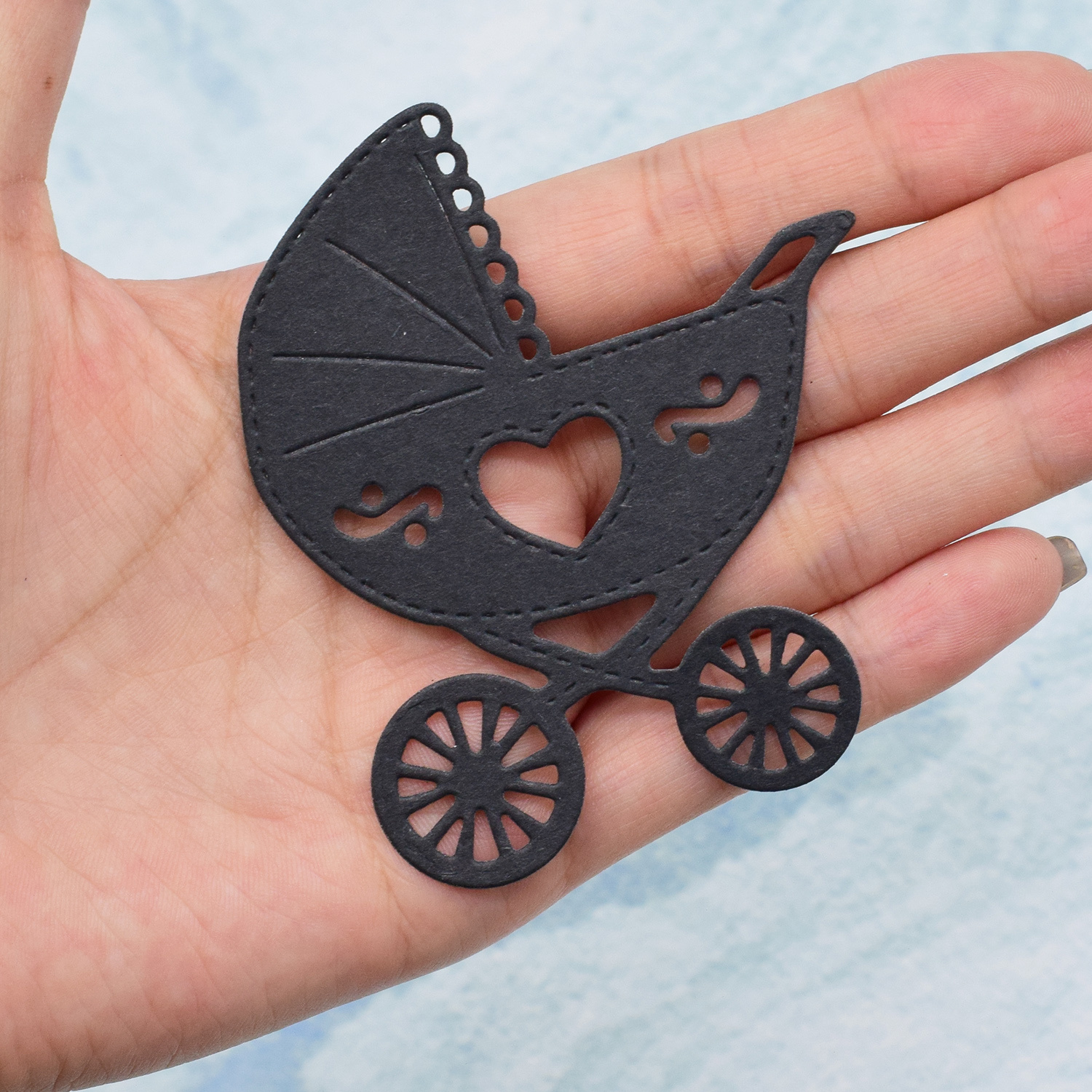 Metal sales baby carriage