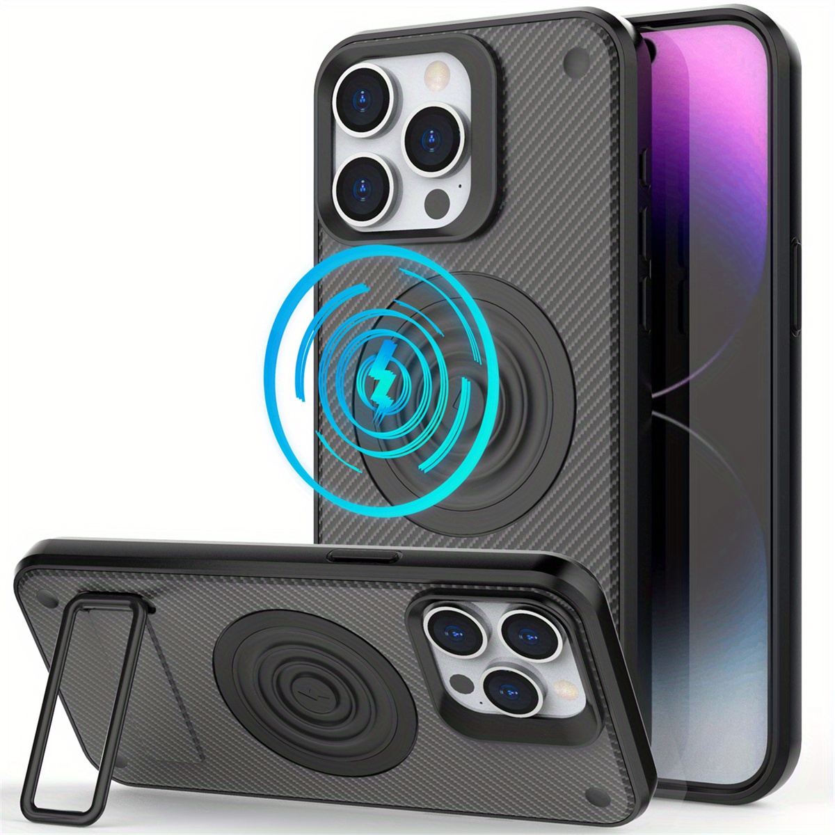 Coque Rigide Magnétique Pour IPhone 15 Pro Max, 15 Plus, étui De Protection  Magnétique, Chargement Sans Fil - Baseus