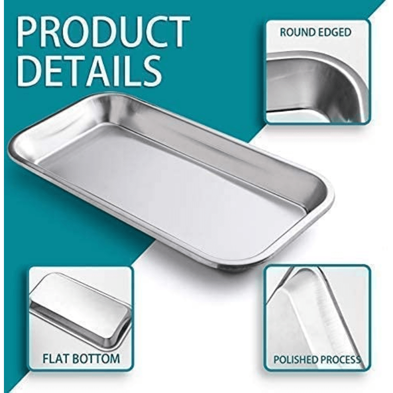 Toaster Oven Tray And Rack Set Stainless Steel Baking Pan - Temu