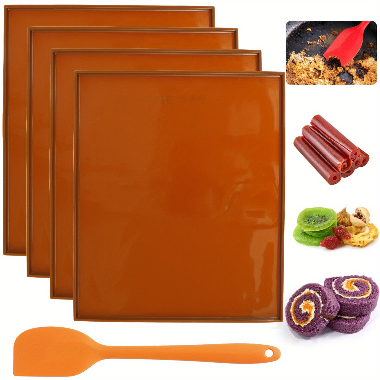 Silicone Dehydrator Mats With Edge Non stick - Temu