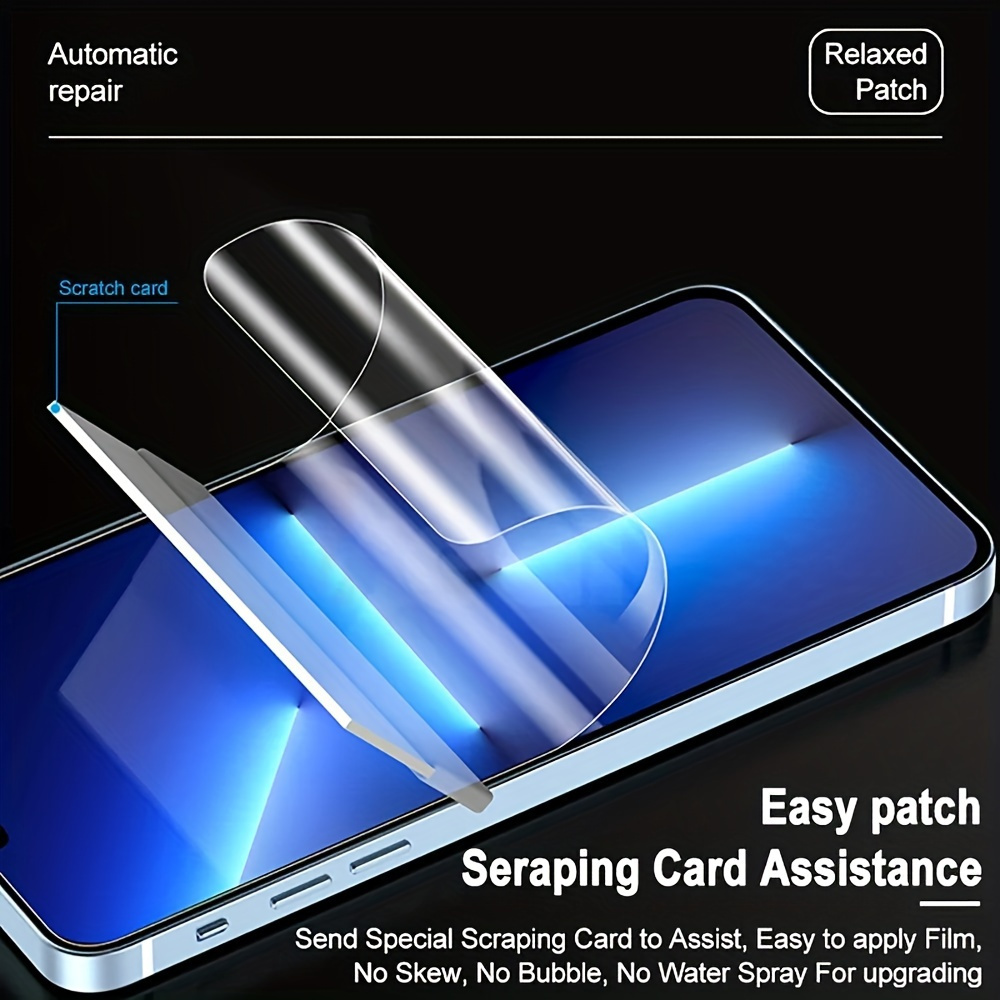Hydrogel Film Screen Protector Full Cover For Iphone 15 14 - Temu