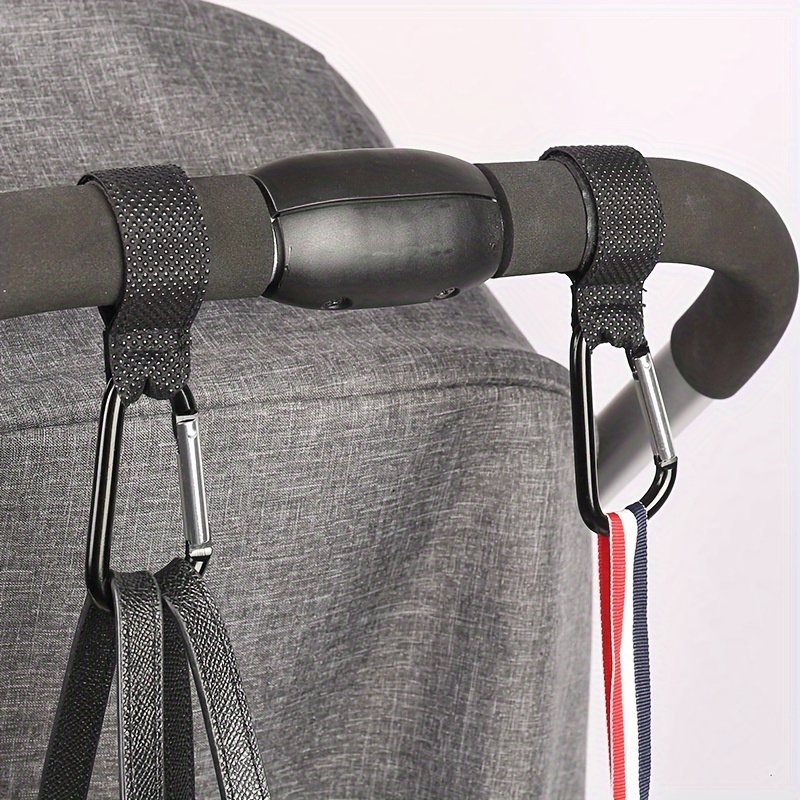 Stroller Double Hook For Diaper Bags Plastic Adjustable - Temu