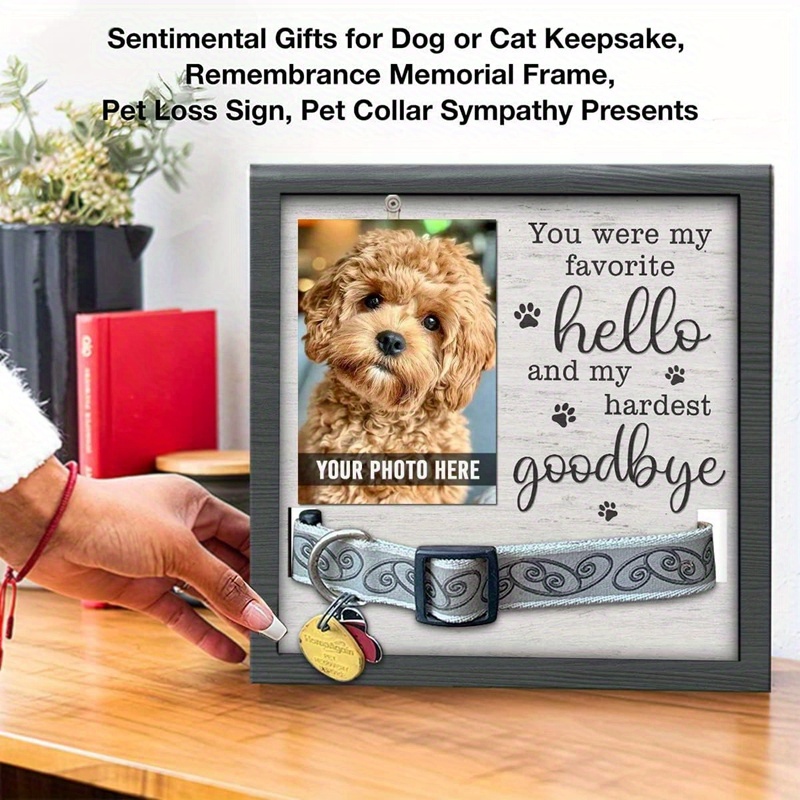 Dog memory shop photo frames