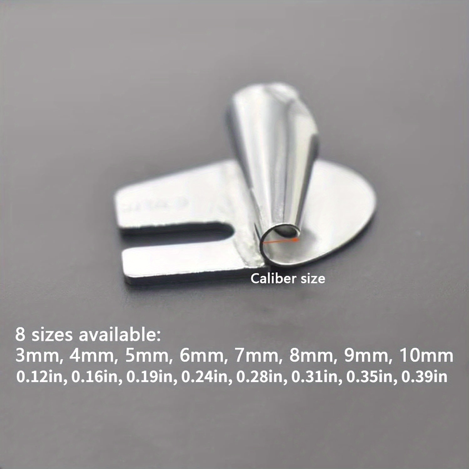 8pcs Stainless Steel Sewing Rolled Hemmer Foot 3mm-10mm Universal