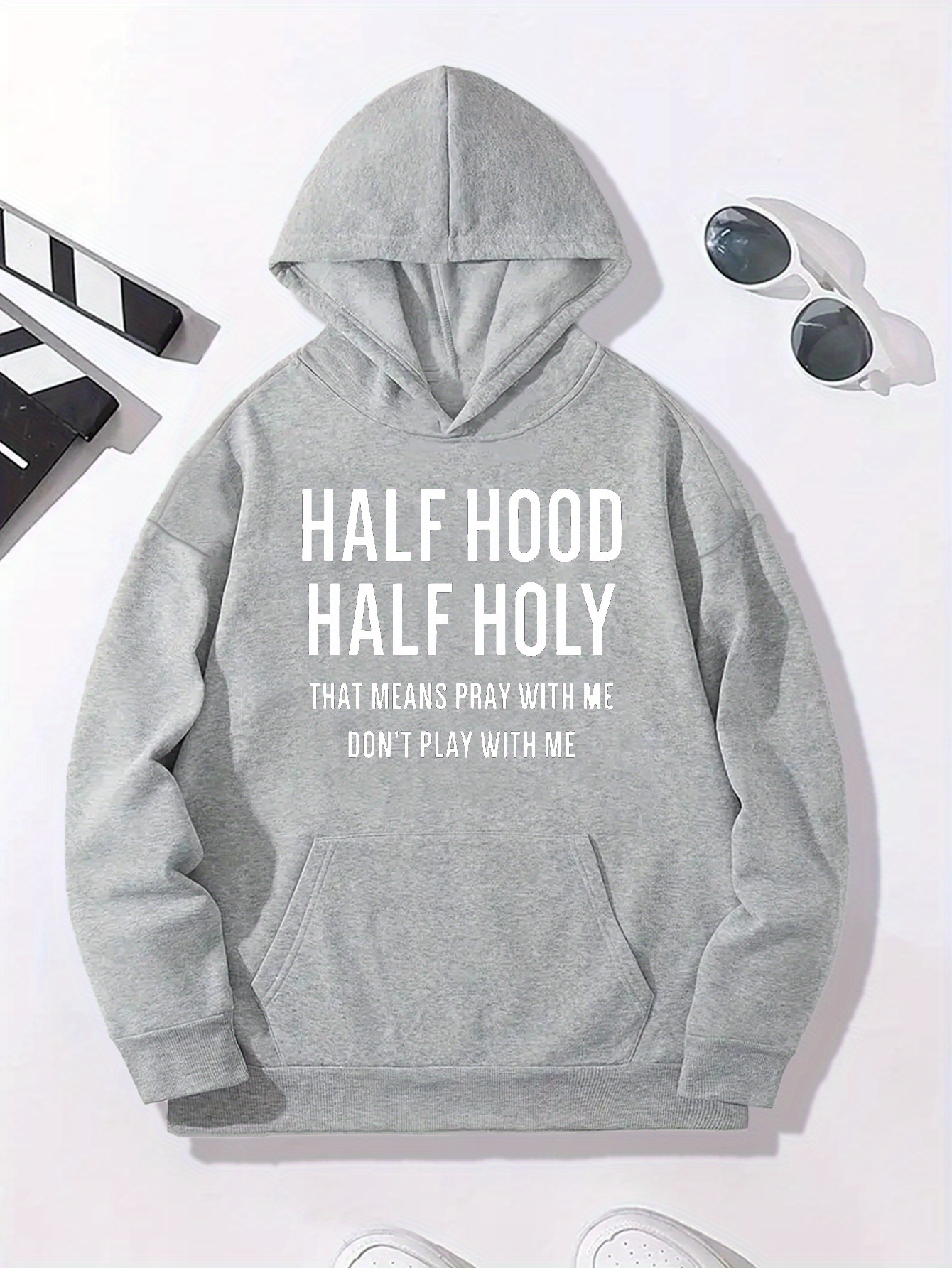 Half hoodie online mens