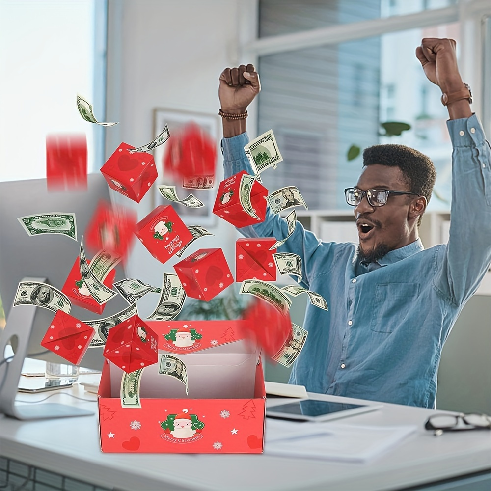 Creative Christmas Surprise Gift Box Explosion For Money,cash