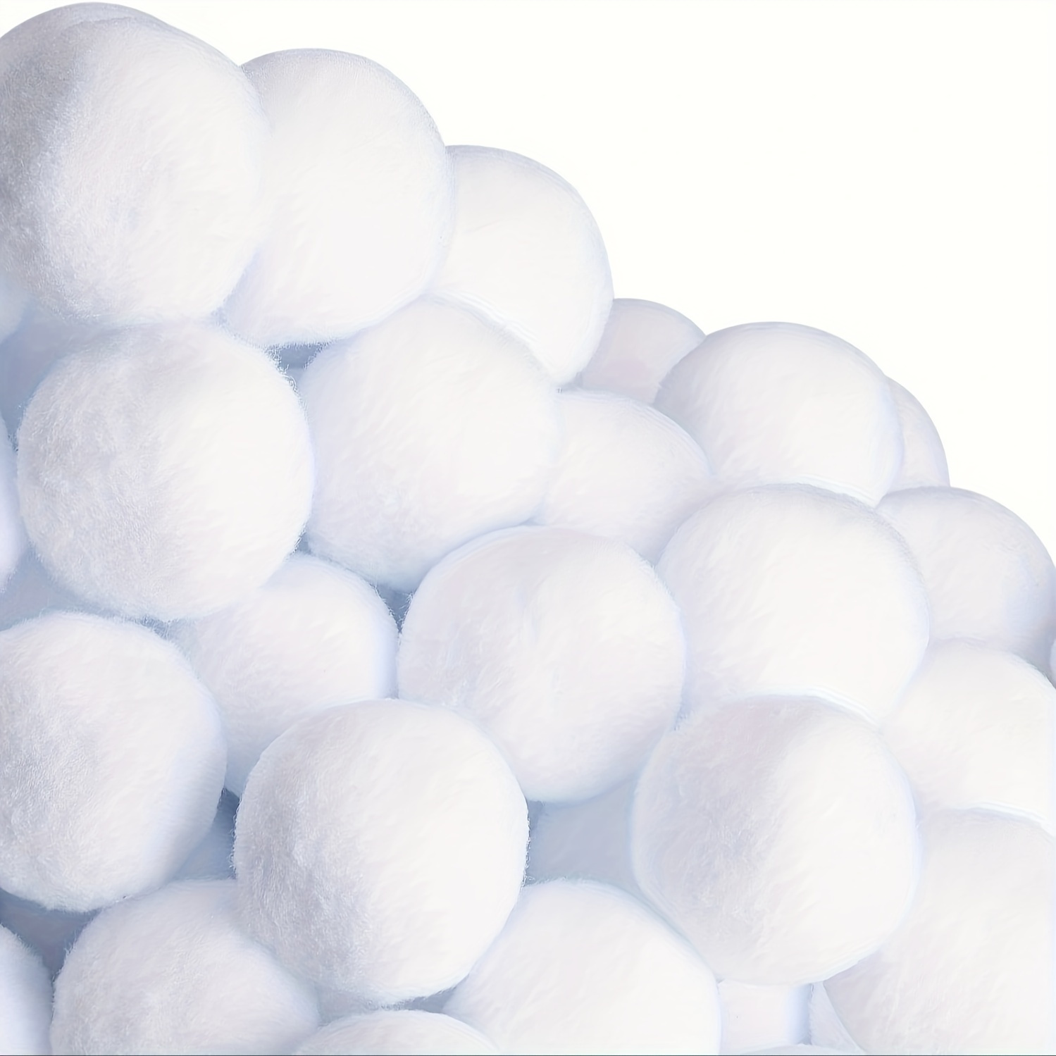 50-PK Fake Snowballs for Kids I Indoor Snowball Fight Set I Artificial  Snowballs for Kids