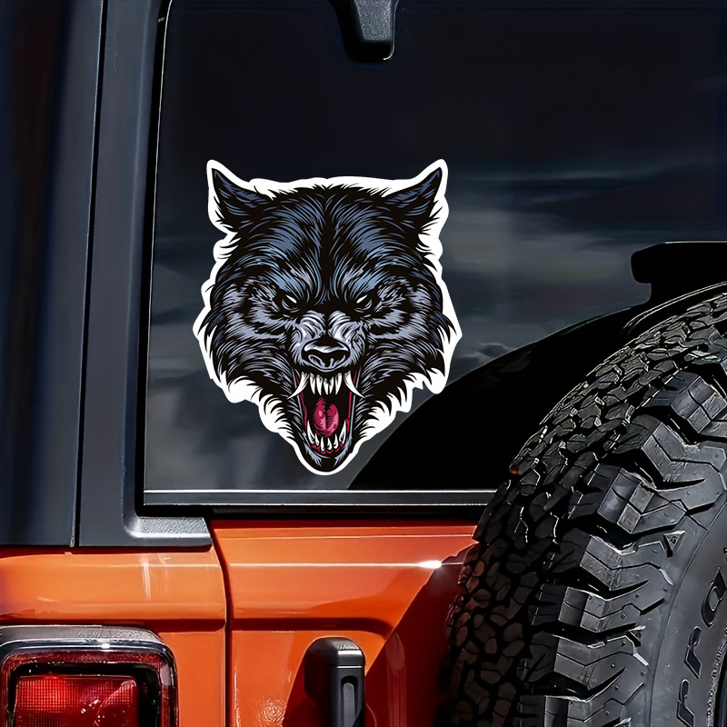 Wolf Head Vinyl Decal Sticker