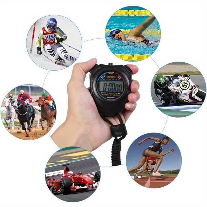 Chronomètre de Sport: chronomètre de Sport numérique avec sifflet