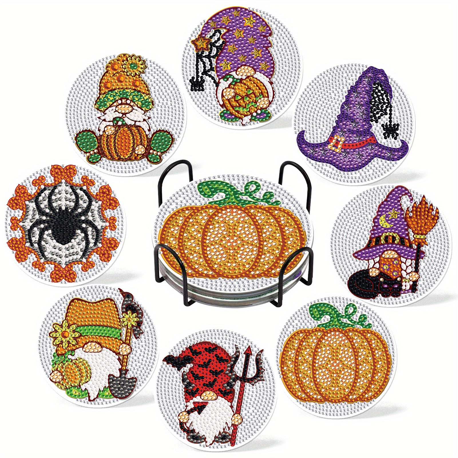 Halloween Diamond Painting Kits For Adults Pumpkin - Temu