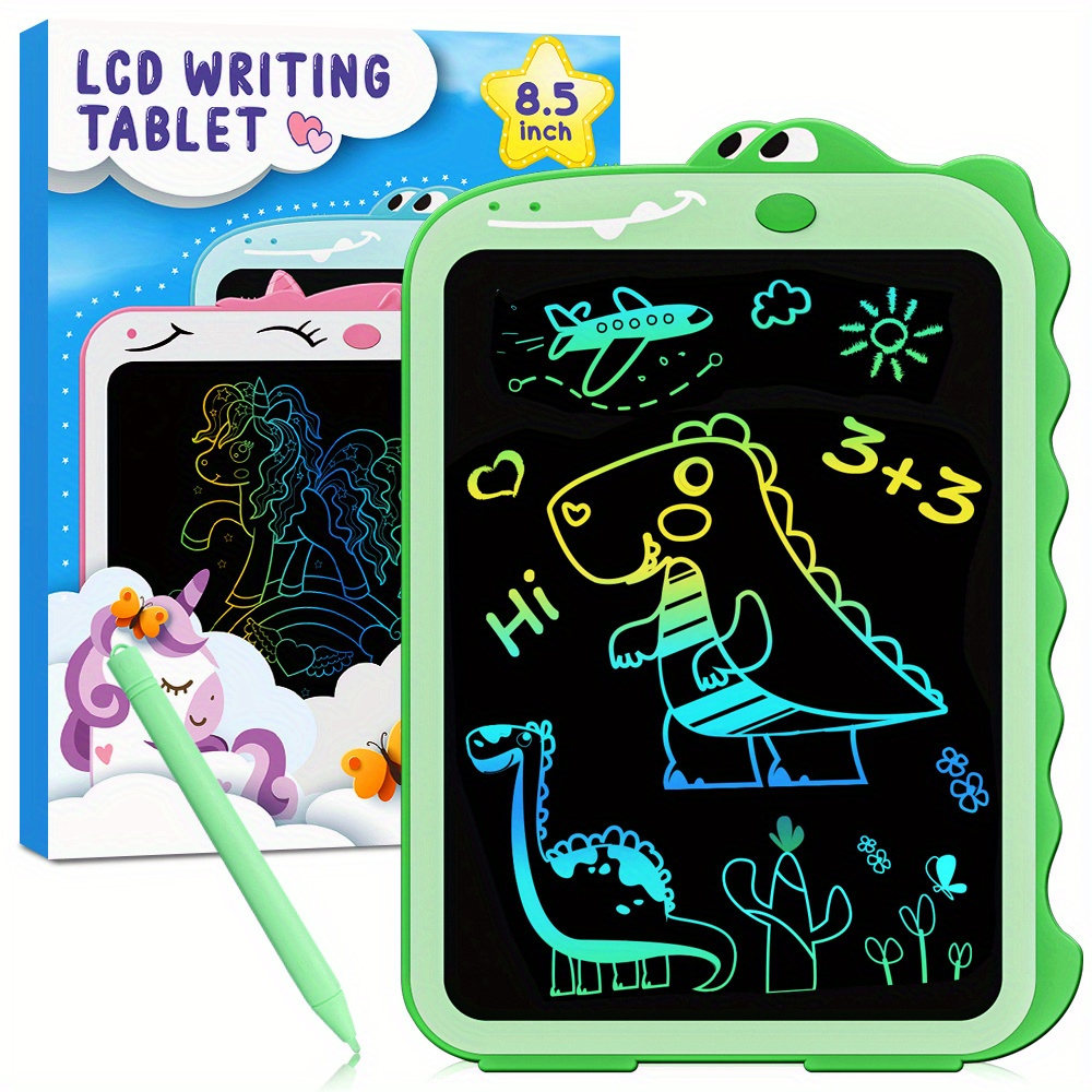 TEKFUN Tableau d'écriture LCD speelgoed pour Enfants 2 3 4 5 6 Ans Garçons  Filles, 20