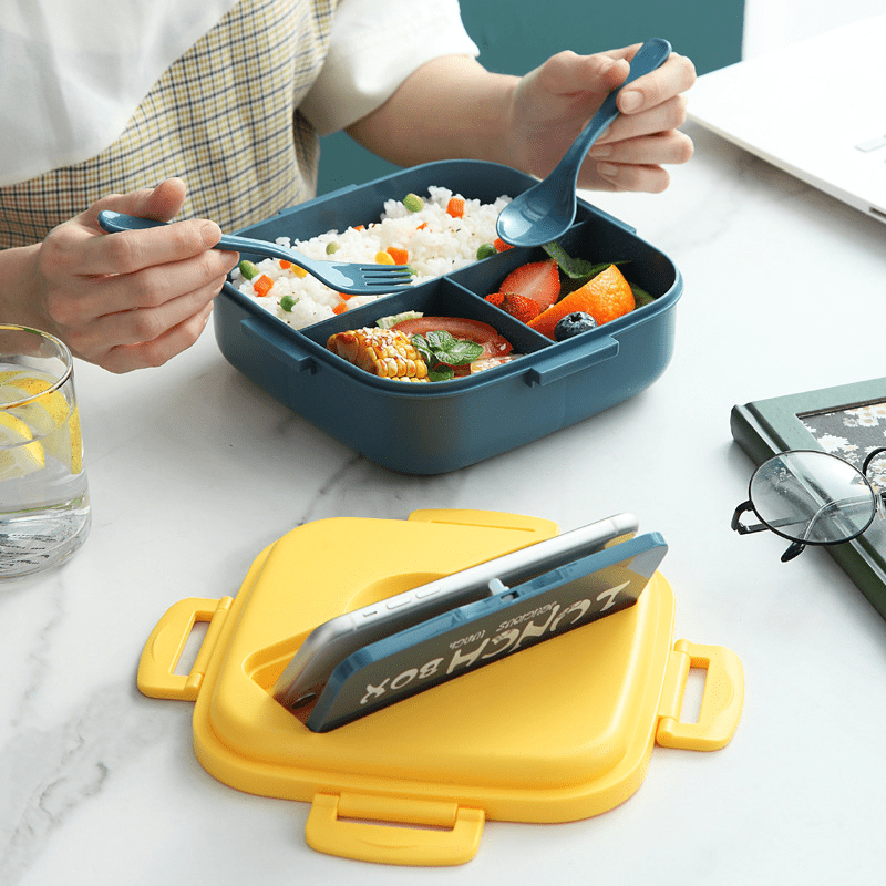 Portable Electric Lunch Box Double-Layer Food Heater Food Warmer Container