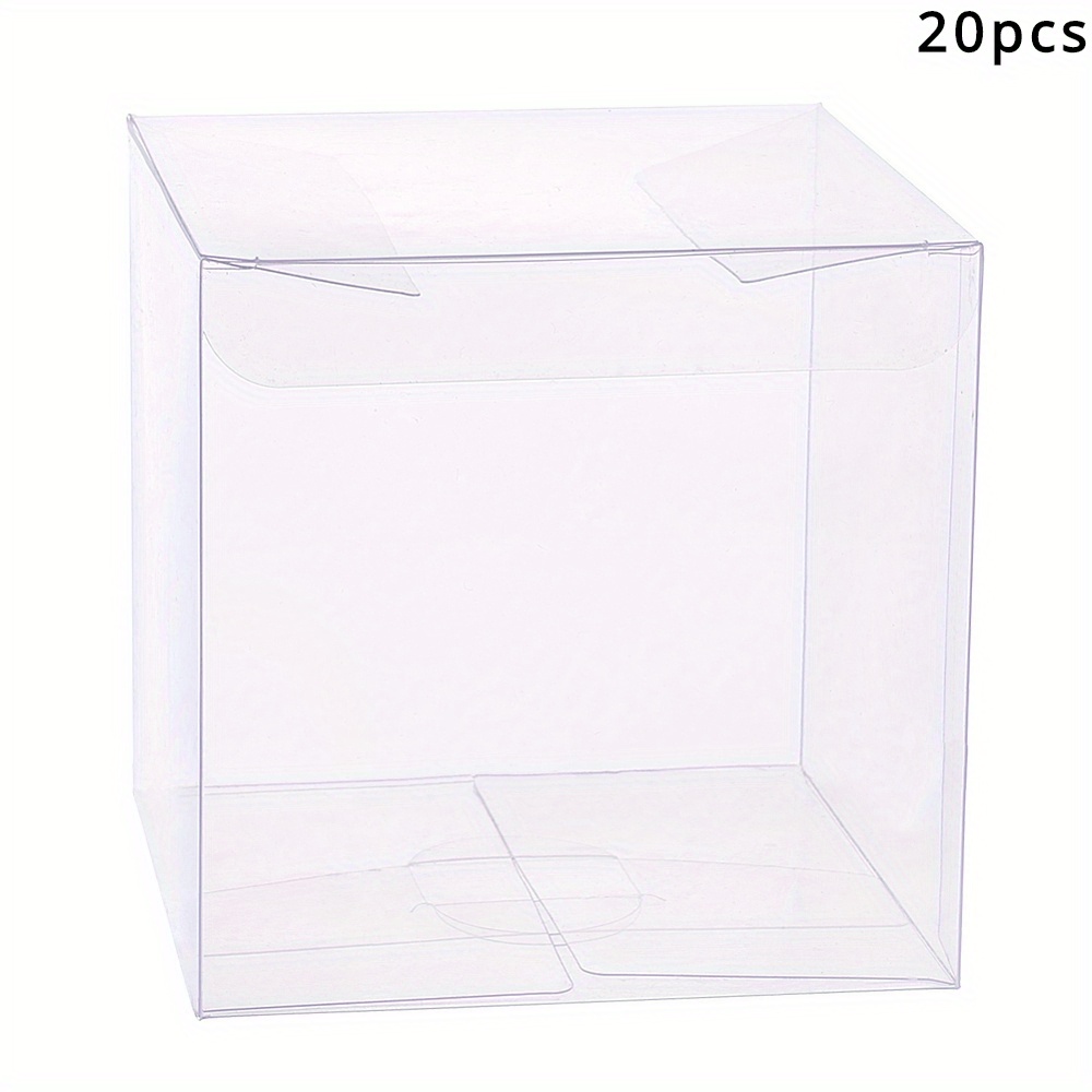 1pc Caja Cuadrada Acrílico Pequeña Tapas Transparentes Cajas - Temu