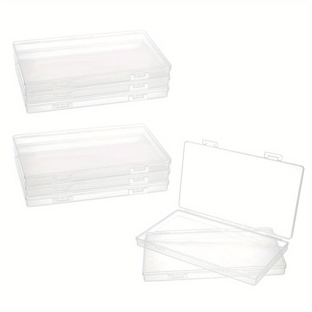 Transparent Plastic Storage Box Flip Beads Storage Box - Temu United Arab  Emirates